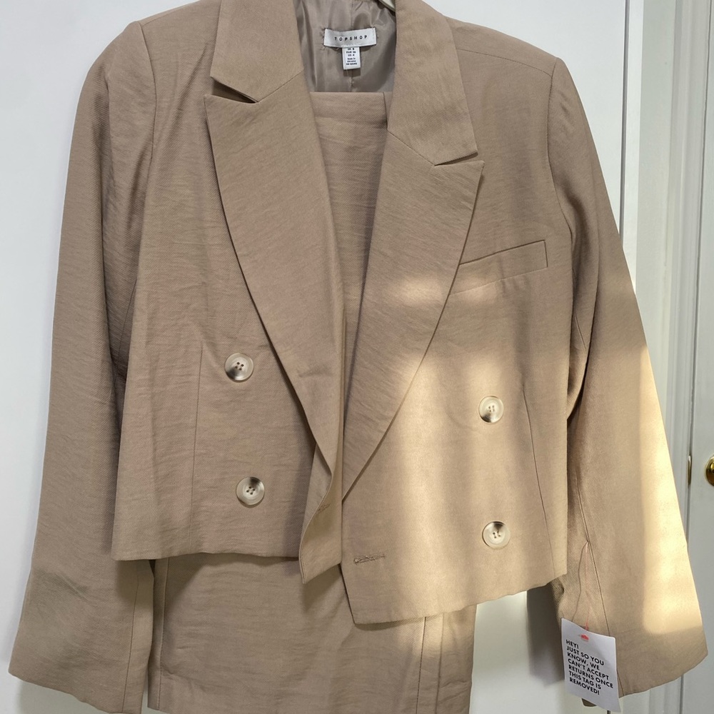 Topshop blazer and pants set